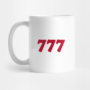 777 (Cherry red) Mug